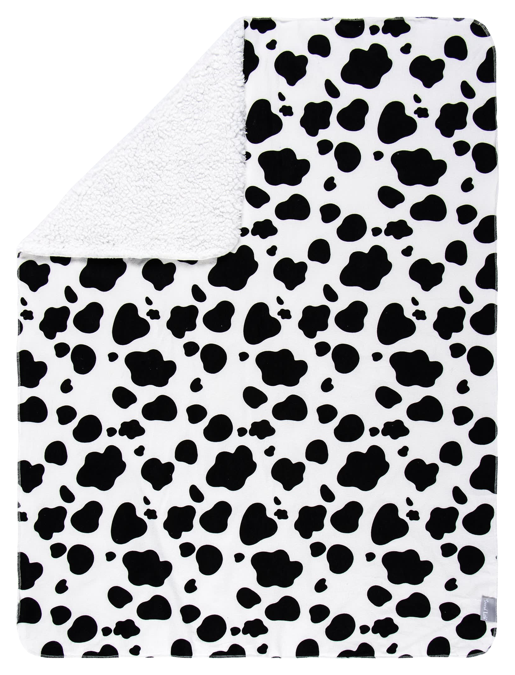 Trend Lab Cow Print Flannel and FauxShearling Blanket Cabela's